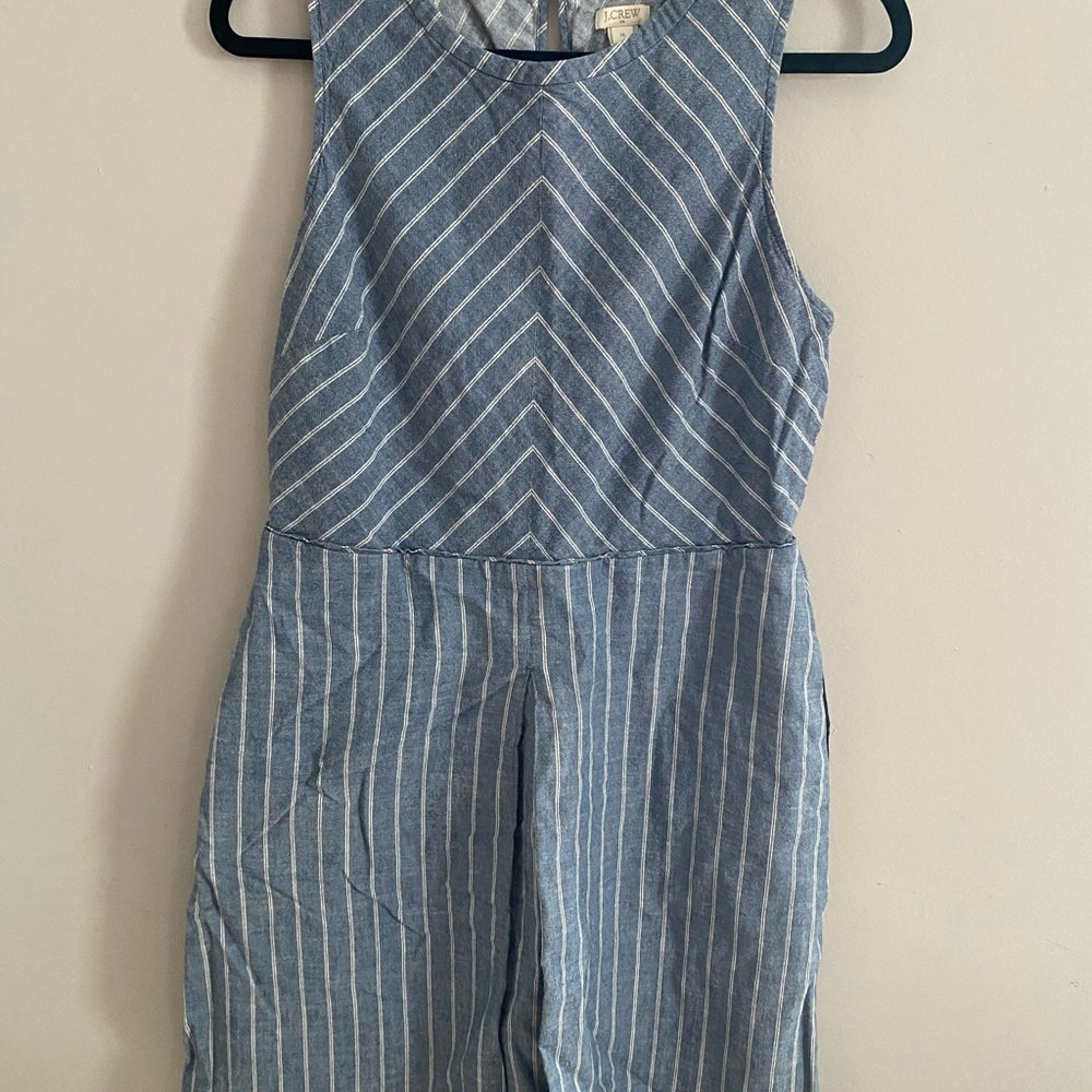 J. Crew | Blue and White Dress